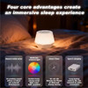 Briteflow Colorful Noise Sound Machine With 7-Color, 3 Dynamic Mode Night Lights, 10 Soothing Sounds And Sleep White Noise Machine, 3 Timers, Adjustable Volume And Brightness, Suitable For Adults, Children