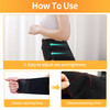 Aieleph Period Heating Pad, Heating Pad For Period Cramps Massager For Women, With 3 Vibration And Heat Settings, New Upgrade Menstrual Heating Pad For Abdomen Pain And Cramps Relief