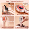 Abvot 3-In-1 Electric Scalp Massager With Hair Oil Applicator, Vibrating Massage Tool For Scalp/Face/Body Relaxation, Portable Hair Brush, Scalp Massage Comb For Home & Travel
