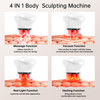 Cenxigo 4 In 1 Body Sculpting Machine-Lymphatic Drainage Massager With 4 Adjustable Functions:Heating,Cupping,Red Light & Massage For Belly, Waist, Arms, Legs And Face