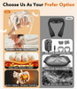 Upalled Wireless Neck Massager With Heat, Rechargeable Shiatsu Neck And Shoulder Massager For Pain Relief Deep Tissue, 4D Kneading Portable Back Massage With Simulated Human Hand Fingers For Muscle Relax