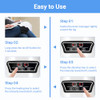 Bibire Cordless Knee Massager With 9 Level Heat, Vibration, Massage, Knee Pain Relief For Swelling Stiff Joints, Stretched Ligament And Muscles Injuries, Adjustable Straps, Suit For Family