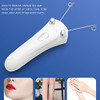 Brrnoo Threading Hair Removal For Women Led Light Electric Ladies Thread Hair Remover,Threader Machine Epilator For Fine Hairs On Face, Upper Lip, Arms