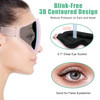 Beevines 3D Contoured Sleep Mask Eye Mask For False Eyelash Extensions For Men & Women, Eye Mask For Sleeping With Adjustable Strap, 100% Blackout Eye Covers Night Blindfold For Yoga Travel 2 Pack