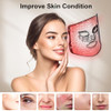 Bnu Wireless Red Light Therapy For Face, 7Colors Led Light Therapy Mask, 1500Mah Remote Control, 630Nm Red Light Therapy For Anti-Aging At Home & Travel