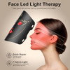 Bnu Wireless Red Light Therapy For Face, 7Colors Led Light Therapy Mask, 1500Mah Remote Control, 630Nm Red Light Therapy For Anti-Aging At Home & Travel