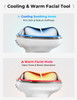 Swancode Cold & Heat Red Light Therapy With Serum - 7-In-1 Led Face Sculpting Tool For Depuffing, Sculpting, Lifting, Hot Electric Gua Sha & Cold Depuffing Wand For Face, Neck & Eye Area, Face&Neck Massager