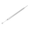 Yosoo Health Gear Tip Acupuncture Dual Head Ear Acupuncture, Stainless Steel Manual Body Point Probe Pen Deep Tissue Massage, Portable Self Massage Acupressure Bar Relief Pain Treatment Tool