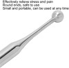 Yosoo Health Gear Tip Acupuncture Dual Head Ear Acupuncture, Stainless Steel Manual Body Point Probe Pen Deep Tissue Massage, Portable Self Massage Acupressure Bar Relief Pain Treatment Tool
