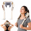 Snuggar Neck And Shoulder Massager With Heat, Cordless Neck Massager For Pain Relief Deep Tissue, Shiatsu Neck Massager, Heated Neck And Shoulder Massager, Muscle Relaxation Therapy
