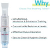 Big Breathe Bigbreathe Imt/Pep Breathing Exerciser Dual Action Lung Trainer For Seniors & Adults Mucus Relief Airway Clearance Inspiratory & Expiratory Resistance Easy To Use Travel-Ready