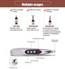Winnes Acupuncture Pen Electronic Accupressure Pen, Usb Rechargeable Pain Relief Electric Meridians Energy Pen Massager Pen Pain Relief Massage Tool With 3 Massage Heads & 2 Massage Gel