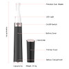 Cooaoo Electric Eyebrow Hair Remover, Painless-Precision Face Razors Eyebrow Trimmer Brows Epilator Eye Brow Facial Face Razor For Face Lips Facial Hair Removal With Led Light For Women Men