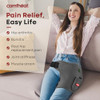 Comfheat Cordless Hip Heating Pad For Pain Relief Fsa Eligible Hsa 5000Mah Battery Powered Heated Hip Brace Wrap For Hip Sciatica Pain Recovery Buttock, Up To 52" Waist Size, For Women Men