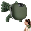 Dr.Bunordle Neck Massager With Finger Kneading, Deep Tissue Neck & Shoulder Massager, 4D Palm-Kneading Massage With Heat, Wearable Strap, Gentle Warmth For Stress & Tension Relief