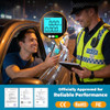 Suncucu Breathalyzer: Portable Breathalyzers Test For Alcohol With Tri-Color Lcd Alert, High Accuracy Bac Breathalyzer Breath, 3-5S Fast Test, 20 Mouthpieces For Personal & Home Party Use