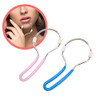 Tiiyee Spring Facial Hair Remover, Threading Hair Removal Manual Face Epilator Coil Hair Removal Portable Handheld Stainless Steel With Handle For Women Removing Chin Cheek Mustache Upper Lip Neck Sideburns