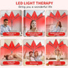 Cholas Red Light Therapy For Face Body 5 Heads Red Infrared Light Therapy Devices With Stand 5 Levels Adjustable Brightness 660Nm And 850Nm Near Infrared Light For Full Body Muscle For Women