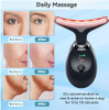 Candio Face And Neck Massager T I 7 C I R Facial Massager For Face And Neck Face Cuipting Tool For S in Care - Black