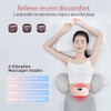 Dr.Hiumi Portable Heating Pad For Cramps, Period Cramp Massager Portable Cordless Heating Pad With 3Heat Levels And 4 Massage Modes For Waist Pain,Relief Menstrual For Women Girls Her Girlfriend