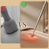 Zjo Acupressure Pen, Stainless Steel Reflexology Tool For Face And Body, Manual Trigger Point Massage Tool For Deep Tissue Pressure Point Release, Professional Lymphatic Drainage For Ear, Neck, Back