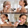 Anpor 7-In-1 Facial Massager For Face And Neck With Heat & Cold, Gua Sha Face Massager Tool, 7 Light Therapies, Smart Vibration, Microcurrent For Puffiness, Firming & Glowing Skincare (Pearl White)