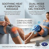 Virelios Knee Massager For Pain Relief With Heat, Heated Knee Brace Wrap, Cordless Knee Massager With 5 Heat Levels & 3 Vibration Modes, For Knee Shoulder Elbow, Hot & Cold Gel Pack, For Mom Women Men
