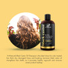 ArtNaturals Black Castor Oil Shampoo  (16 Fl Oz / 473ml)  Strengthen, Grow and Restore  Jamaican Castor  For Color Treated Hair