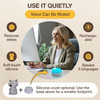 Slowrise Speaking Breathing Lamp With Guided Meditation & Calming Light | Stress & Anxiety Relief Tool For Adults & Kids | Box Breathing, Sleep, Relaxation & Focus Exercise Device | Self Care
