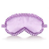 Axafazup Pure Soft Silk Sleep Mask, Light Blocking Eye Mask With Upgraded Nose Pad, Breathable Blindfold With Elastic Strap, For Women Girls, Includes Travel Pouch, Ideal For Night Sleep, Travel (Purple)