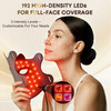 Soeumoir Red Light Therapy Mask For Face, Led Face Mask Light Therapy With Near-Infrared 850Nm, Red Light Mask, Usb C Rechargeable Mask For Home Working Travel Yoga
