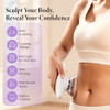 Sunluxy Body Sculpting Machine, 3-In-1 Portable Massager, Electric Body Sculptor With 3 Adjustable Functions, Cupping & Red Light For Belly, Waist, Arms, Legs And Face