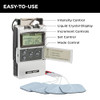 Tens 7000 Tens 7000 Digital Tens Unit With Accessories - Muscle Stimulator Machine For Back Pain Relief, Sciatica, Neck, Nerve, Shoulder, Hip, Elbow, Muscle Pain Relief