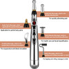 Uyghhk 5-In-1 Massage Acupuncture Pen, Electronic Pain Relief Therapy, Meridian Energy Massager Pen Self Massage Tools Muscle Healing With Massaging Gel