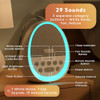 Drowseflow White Noise Sound Machine For Sleep, 29 Non-Looping Sleep Sounds, 7-Color Nightlight, 4 Timers, Memory, Usb-C Charging, Hanging Rope For Crib/Stroller, For Baby, Kids, Adults, Travel.