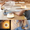 Auge Light 4-In-1 White Noise Machine, Portable Rechargeable Sleep Sound Machine With Dimmable Night Light, Bluetooth Speaker & Sleep Timer, 30 Sounds 32 Volume For Baby Adult Travel Office