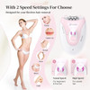 Bubbacare Epilator For Women, Silent Smooth Glide 2-Speed Facial Hair Removal Device, Cordless Rechargeable Hair Remover For Face, Legs, Bikini, Arms