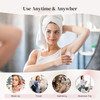 Bubbacare Epilator For Women, Silent Smooth Glide 2-Speed Facial Hair Removal Device, Cordless Rechargeable Hair Remover For Face, Legs, Bikini, Arms