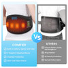 Comfier Cordless Back Heating Pad For Back Pain,Lower Back Massager,3 Massage Modes & 2 Vibration Intensity,Auto Shut Of,Extend To 58"
