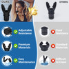 Wkrcyncharis Breathing Trainer With Adjustable Resistance | Portable Respiratory Trainer With High-Grade Silicone | Compact Lung Exercise Device | Easy To Clean (Black)