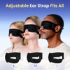 Crouvm Disposable Sleep Masks Bulk, Blackout Blindfolds For Men Women, Soft Eyemasks Adjustable For Sleeping Travel Yoga, Light Blocking Night Eye Mask For Party Games Team Building 100 Packs