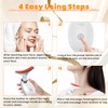 Ayattecy Portable Neck And Face Massager, Multifunctional Facial Massage Tool, 7 Color Led Face Neck Massager For Skin Care Routine At Home, Easy To Use