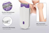 Zndije Women Laser Rechargeable Epilator Remover Smooth Touch Hair Removal Instant Pain Free Razor Sensor- Light Technology Hair Remove (Color : White Medium Packing Box)