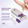Zndije Women Laser Rechargeable Epilator Remover Smooth Touch Hair Removal Instant Pain Free Razor Sensor- Light Technology Hair Remove (Color : White Medium Packing Box)