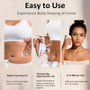 Cxgrise Body Sculpting Machine, 4 In 1 Cellulite Remover For Legs, Adjustable Cellulite Massage Tool, Home Use Cupping Therapy Tool For Belly, Waist, Arms, Legs And Face (Beige)