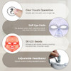 Toyhis Led Face Mask Light Therapy Led Light Therapy Mask For Face 'Portable 7 Colors Led Facial Skin Care Mask For Home Use Rechargeable