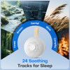 Buluoushen White Noise Sound Machine 'Buluoushen Sound Machine For Sleep With 24 Soothing Sounds Sleep Sounds For Adults Baby Kids Travel Sound Machine For Sleep Mini And Portable