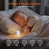 Smilebop White Noise Machine With Night Light, 18 Soothing Sounds Portable Sound Machine For Baby Adults, Mini Travel Sound Machine For Sleeping With Memory Timer, Office Hotel