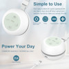 Wobrikosee Portable Sound Machine For Baby Kids Adults, Usb Rechargeable White Noise Machine With Timer Function,18 Smooth Sounds, 256-Color Changing Mood Light, Memory Function, Sound Therapy For Home, Travel