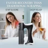 Tffuam Heated Muscle Scraper Tool, Electric Fascia Knife Massager With Vibration & Ems, Upgrade Multifunctional Body Gua Sha Massage Tool For Deep Tissue Relief Muscle Relaxation Full Body Contouring